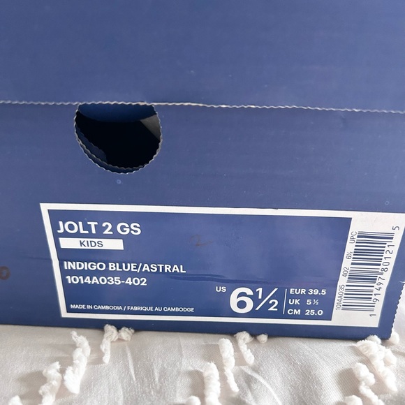 ASICS Jolt 2 GS Indigo Blue/Astral Sz. 6 1/2 Youth or Women’s 8 Brand New in Box - Picture 3 of 6